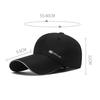 Spring Summer Men Women Long-Brimmed Baseball Cap Night Travel Reflective Sunshade Sunscreen Quick-Drying Cap