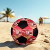 SIZE 5 Deportivo Toluca F.C. Soccer Ball Colorful All Ages Machine Stitched PVC Competition Ready Durable High-Bounce