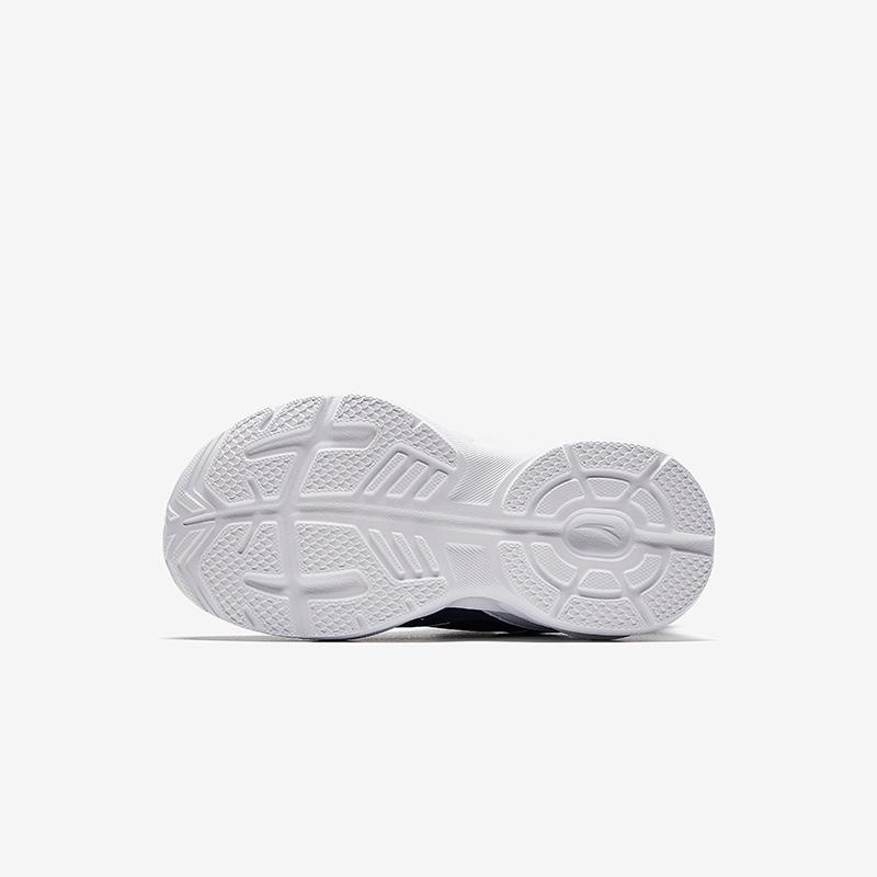 Anta Kids Synthetic Leather Fashion Versatile Lightweight Shock Absorbing Low Top Running Shoes Kids Sneakers Blue White Red A22449977N-2
