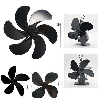 Fireplace Fan Heat Distribution 6 Blade Configuration
