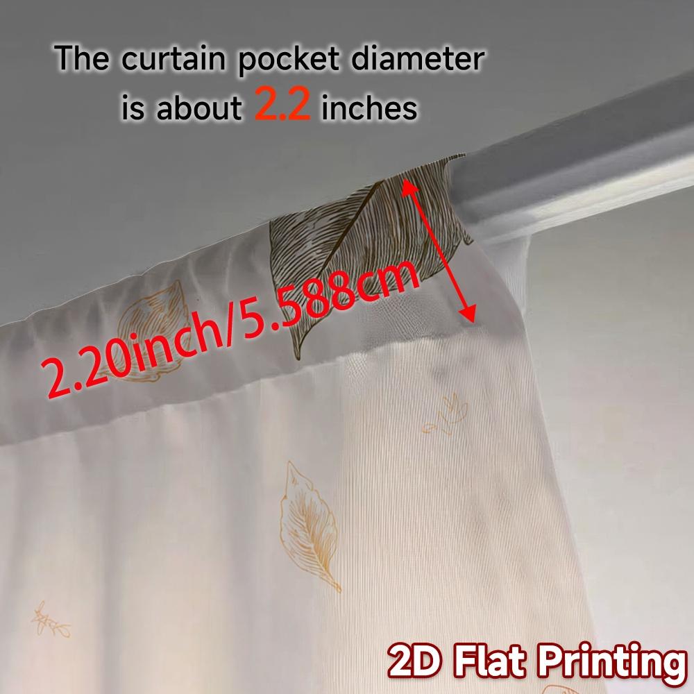 2D FLAT PRINTING 2pcs Curtains (Without Rod) Floral Spring Bedding Design Modern Fashionable Curtainments during the April Fools