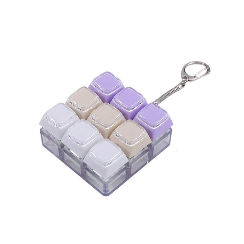 DIY Keyboard Games Keychain Anti Stress Finger Creative Bag Pendant For Adults