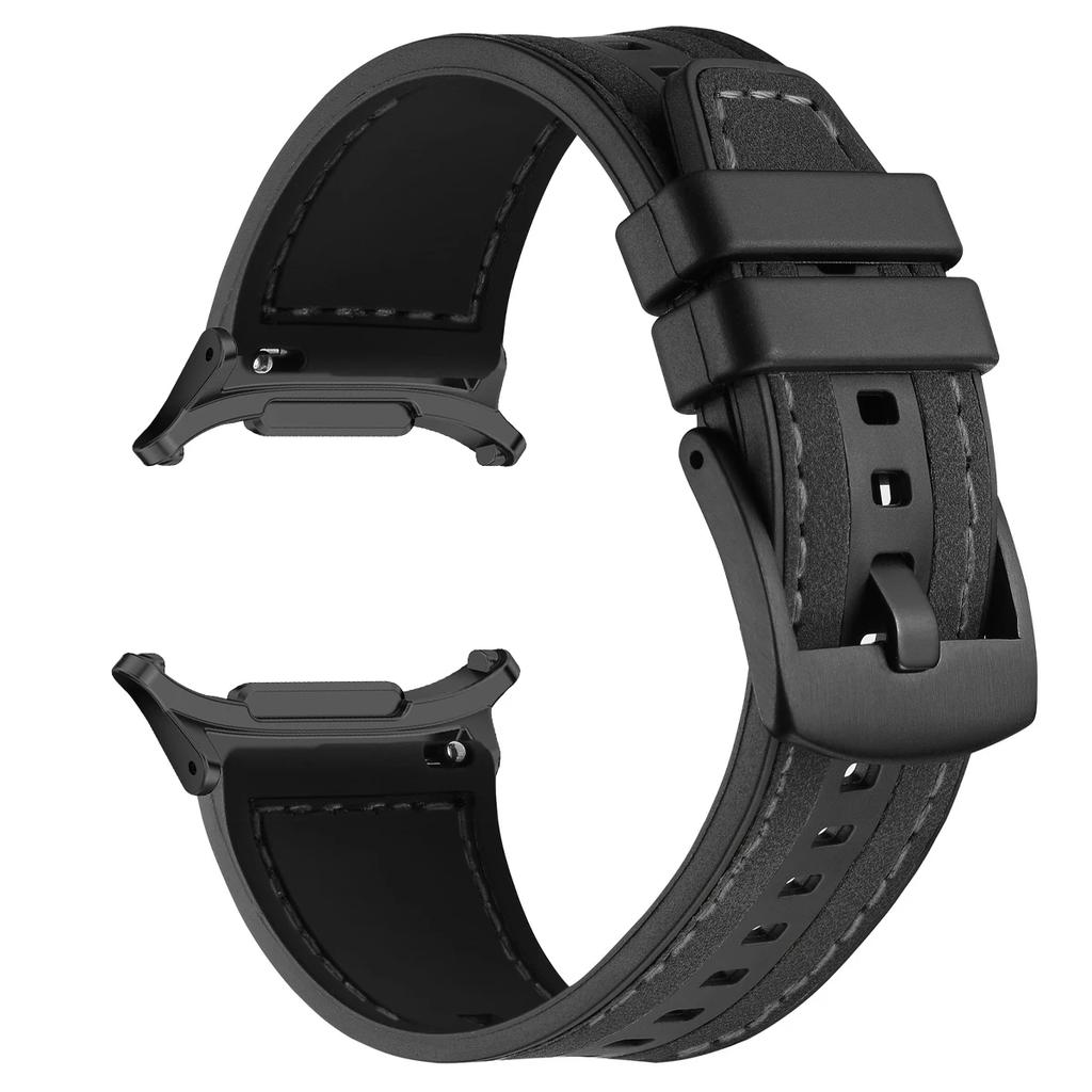 Leather Strap for Samsung Galaxy Watch Ultra 7 47mm Band No Gaps Bracelet Correa for Galaxy Watch Ultra 7 Bracelet Correa