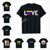 ZX More Design Columbia Flag Heartbeat Columbian Pride National Day TShirt For Men Women T Shirt Hip Hop Tops Cotton Tees
