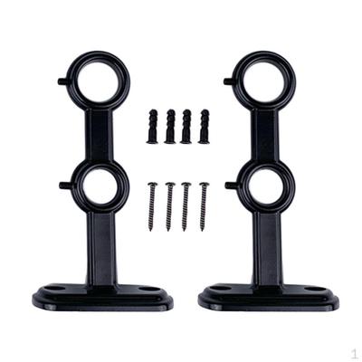 Adjustable Curtain Rod Brackets - Holder/Bracket for Drapery Rod/Window