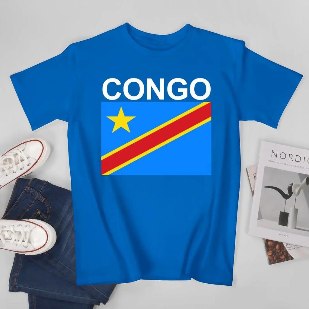 Unisex Unisex Democratic Republic of Congo Flag Premium Tshirt Tees T Shirts WoUnisex Boys 100 Cotton TShirt