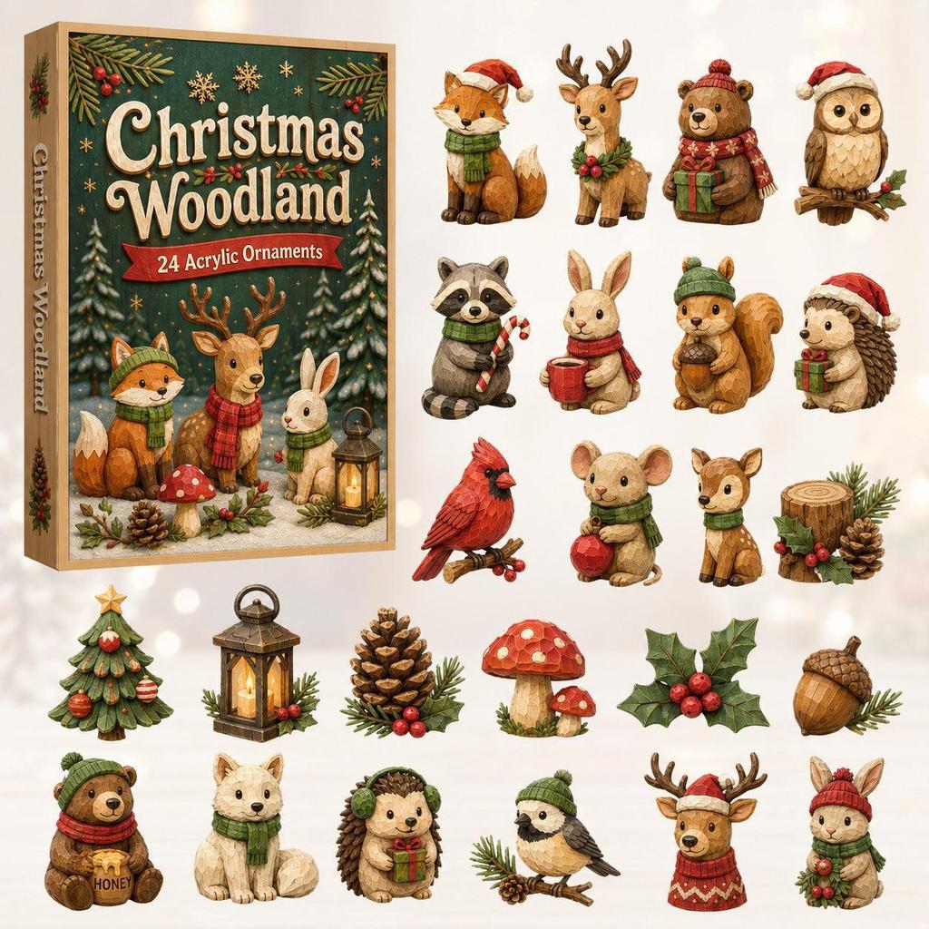 Weihnachts-Adventskalender 2026 – Feiertags-Blindbox-Kalender im Tier-Thema