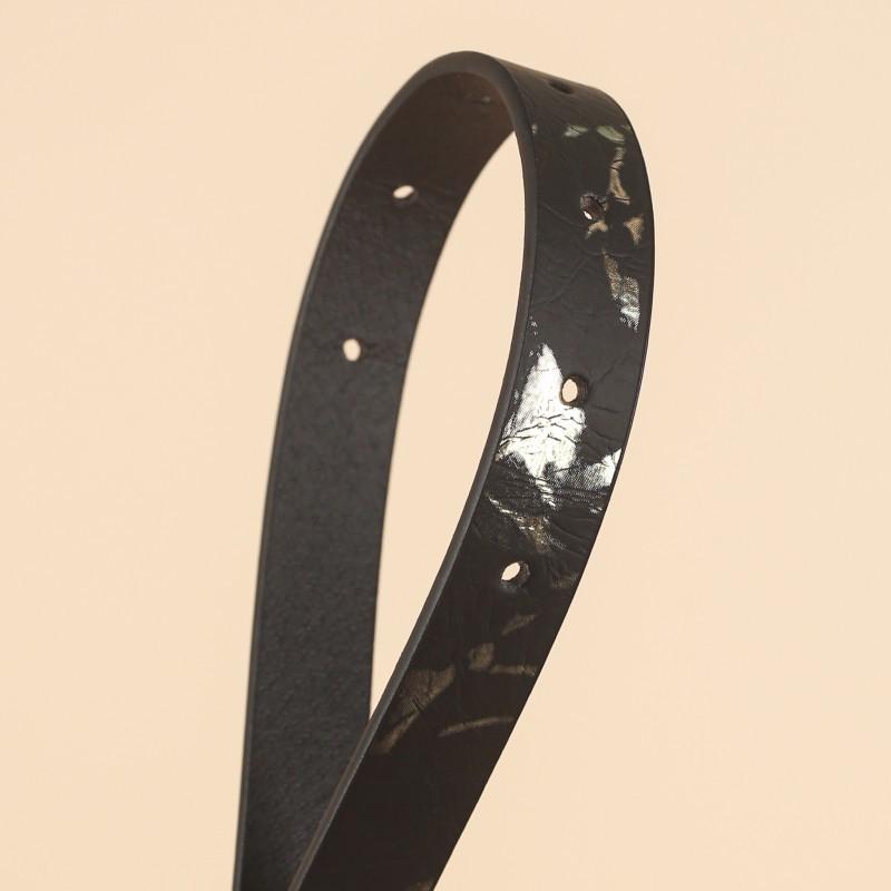 This Is A Slim, Personalized, Simple and Casual Belt with A Pin Buckle and Trendy Printed Fashion Strap, Measuring 1.9cm