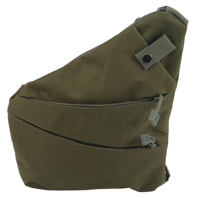 Men's Multi-Functional Tactical Storage Shoulder Bag Large Capacity Anti-Theft Chest Bag Messenger Waist Bag