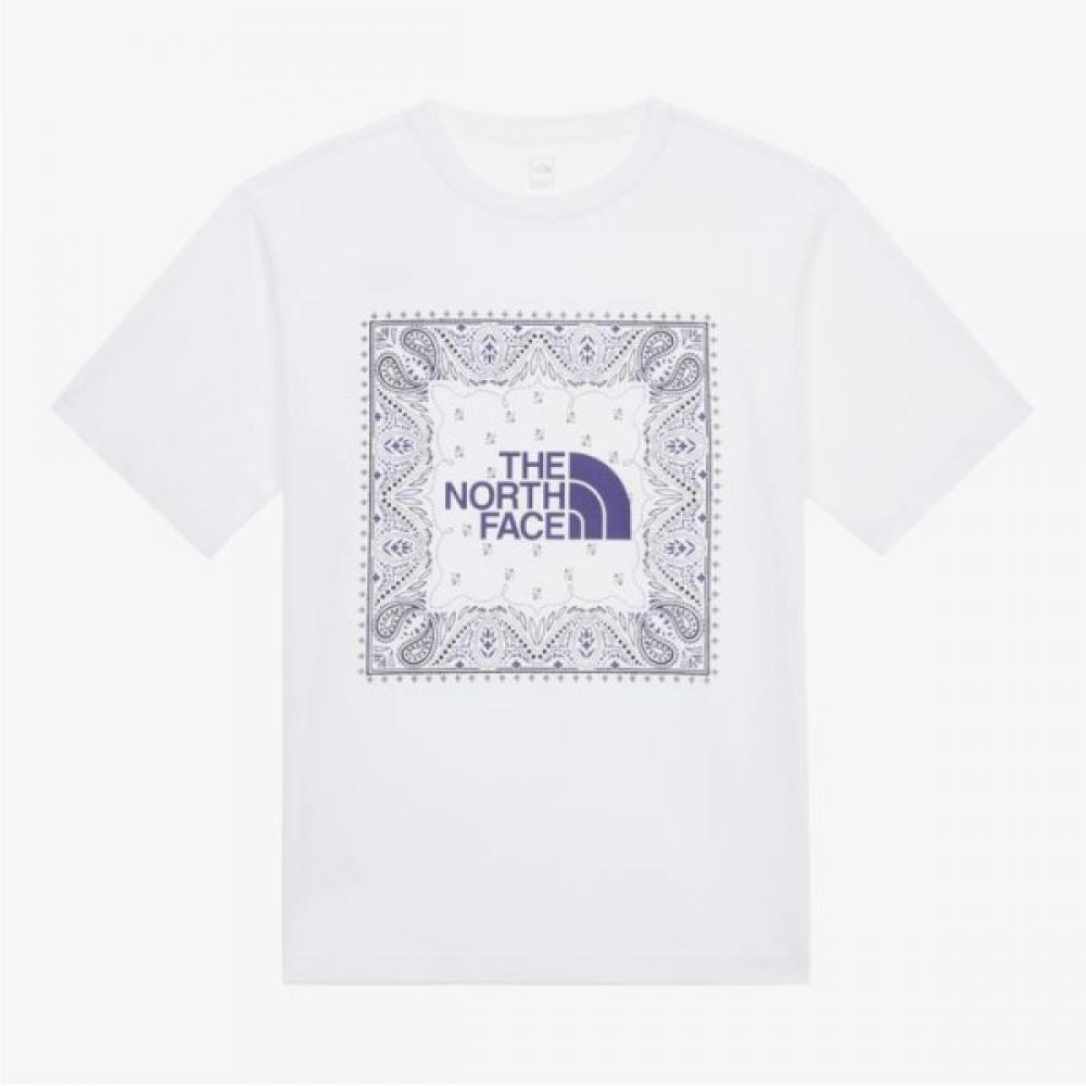 

The NorTh Face Men S Bandana ShorT Sleeve T ShirT nT7ur13b WHITE/090(S)
