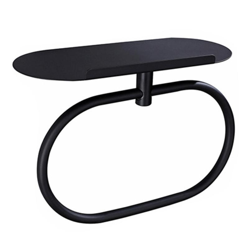 Elegant Brushed Towel Holder Rack For Small Space 180 Degrees Rotate Function 304 Stainless Steel