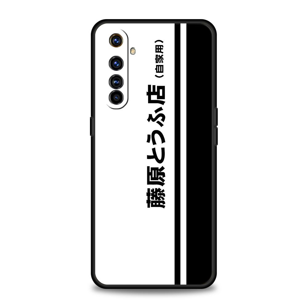 Initial D AE86 Phone Case for Realme 8 9 Pro Plus 8i 9i 6 7 GT2 C21 C25 C3 C11 11 Pro 5G Plus Shockproof Silicone Shell Capa Bag