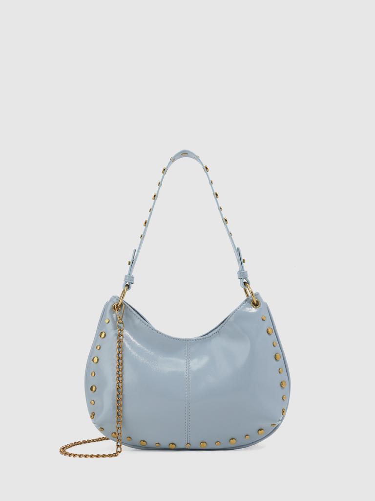 Fashionable and Trendy Underarm Bag, Rivet Handbag, Chain Shoulder Bag, Boston Crossbody Women's Bag, Versatile and Portable