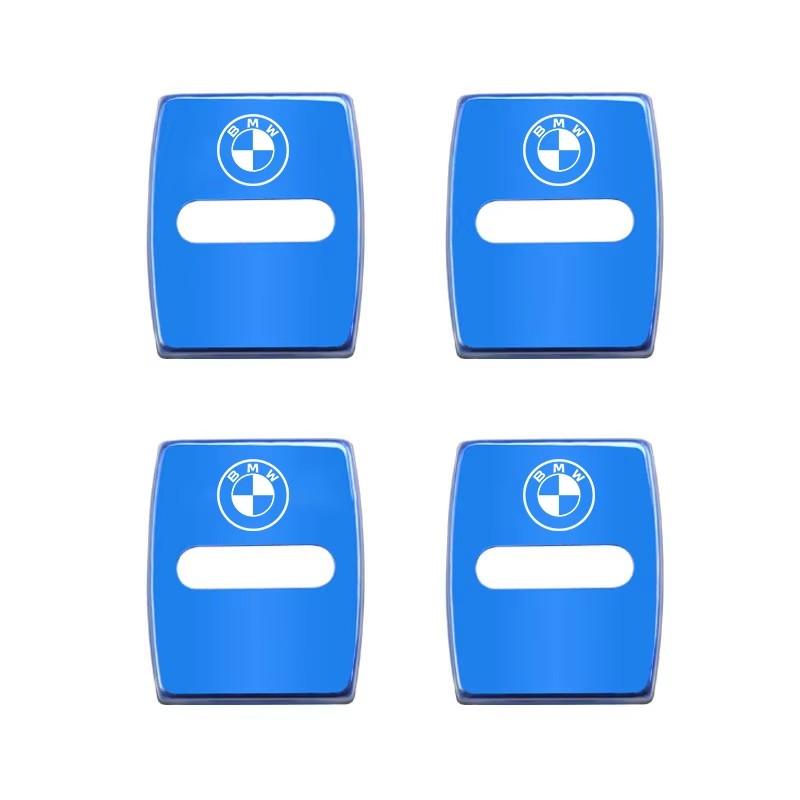 4Pcs Titanium Alloy Car Door Lock Protective Cover For BMW X3 X5 X4 X6 X7 X1 E46 E90 E60 F30 F10 E39 E36 F20 G20 G30 E92 E87 E91 VM4