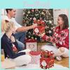 Santa Christmas Claus Gift Container Red Gradient Celebrations Holiday Events