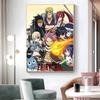 1pc Anime Fairy Tail Poster Sticker Print Waterproof Wall Art For Living Room Bedroom Home Decor
