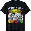 Tricou Master Builder Cărămizi Blocuri Jucării