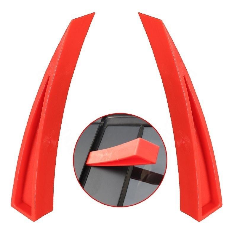 Automotiv Plastic Air Pump Wedge Car Window Doors Emergency Entry Tools Red
