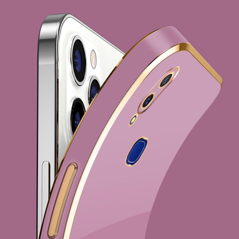 Für Vivo Y11 2019 Hülle Luxus Quadratische Beschichtung Vivo 1906 Y12i Handyhülle Stoßfeste Silikon Rückseite Abdeckung Fundas