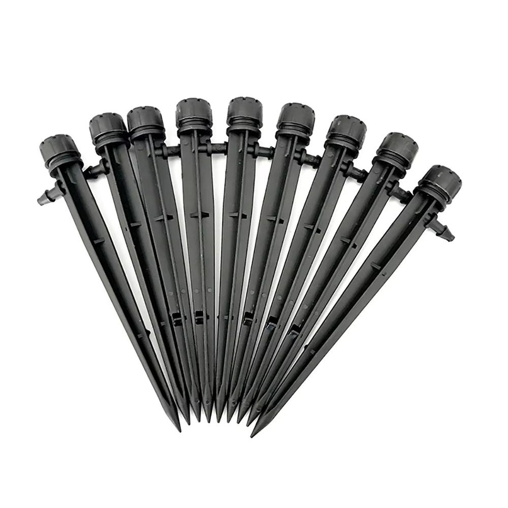 

20Pcs Adjustable Micro Bubbler Drip Irrigation Emitters Stake for Farmland Watering Connect to 4/7mm Hose - Water Dripper