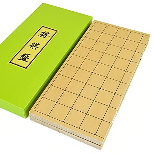 Shogi Shop: A Shogi Board Set Featuring a New Katsura No. 5 Folding Board, Perfect for Beginners or Casual Games. Includes an Original Mini Piece Bag