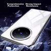 Compatible with vivo X Fold5 Phone Case Protective Cover Shockproof Ultra-thin Foldable Screen Front and Back Case Fully Transparent]