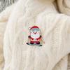Christmas Cartoon Santa Claus Brooch, Reindeer Gingerbread Snowman Lapel Pin, Enamel Badge Pin for Clothes Bag Hat Scarf Suit