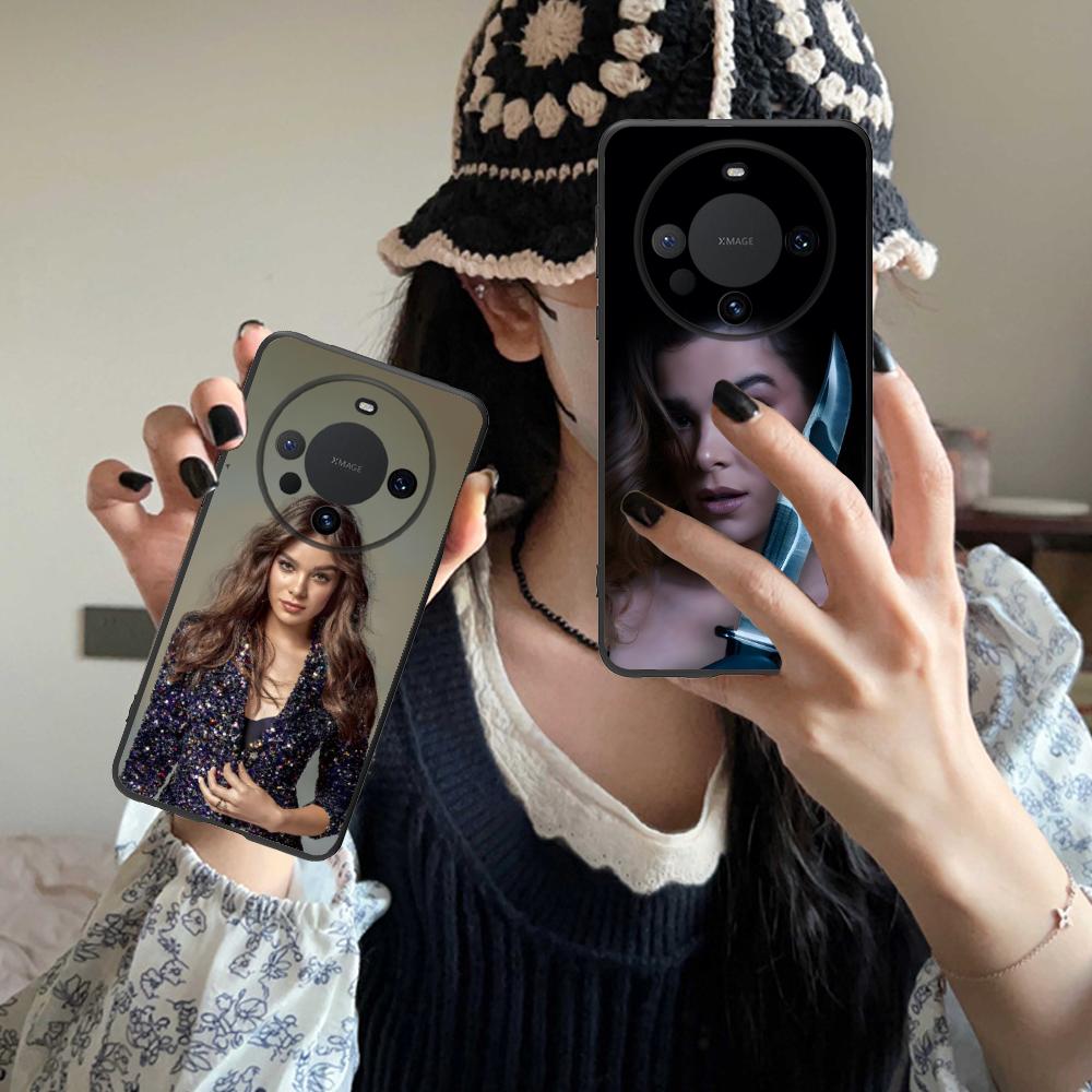 Hailee Steinfeld Matte TPU Mobile Phone Case for Huawei Mate 60 50 40 30 20 10 Pro Plus Lite E 5G Colorful Printing Cover