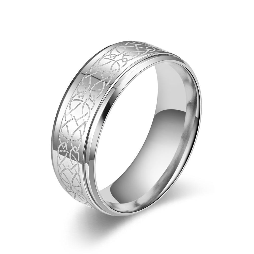 

Lover Titanium Steel 8mm Ring Jewelry 13
