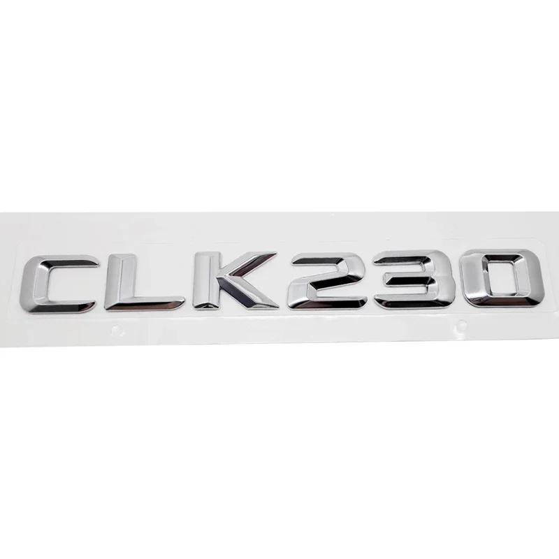 3D Letters Car Rear Trunk Emblem Sticker for Mercedes Benz CLK55 CLK63 CLK200 CLK230 CLK240 CLK280 CLK320 CLK Class Tail Badge