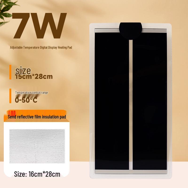 Adjustable Reptile Heating Pad for Frogs, Lizards, Geckos, Turtles & Fish Tanks