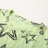 Men's Plus Size Star Print Textured T-Shirt, Casual Loose Short Sleeve Tee (5XL-11XL)