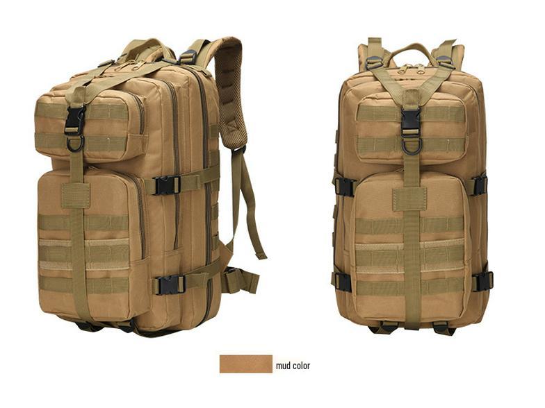 Spot 3P Assault Tactical Backpack: Waterproof Camouflage for Outdoor, Military, and Mountaineering - 35L Medium Size.