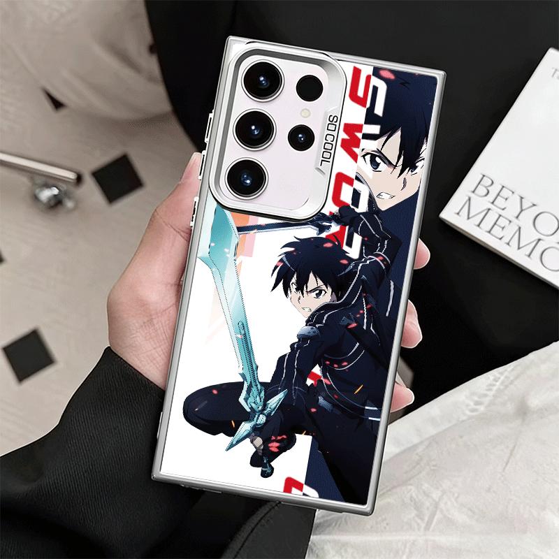 Anime Sword Art Online SAO Weiche Handyhülle für Samsung Galaxy S24 S25 FE S26 Edge S23 Ultra S22 Plus S21 + Stoßfeste Rückabdeckung
