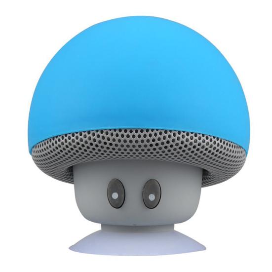 Portable Mini Cute Mushroom Waterproof Sucker Bluetooth-compatible Speaker Bass Sound Box