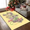 1pc Office Printed Area Carpet, Betty Boop Rug, Home Sofa Chair Mat For Christmas and Halloween Décor