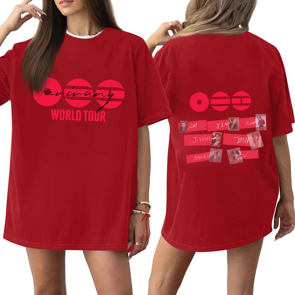 Women's Casual Letter Print Short-sleeved Top T-shirt