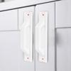 Sliding Door Handle Aluminum Alloy Punchless Minimalist Modern Door Pull Handle for Barn Cabinet Closet Door Drawer