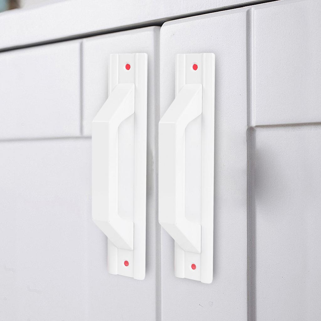 Sliding Door Handle Aluminum Alloy Punchless Minimalist Modern Door Pull Handle for Barn Cabinet Closet Door Drawer