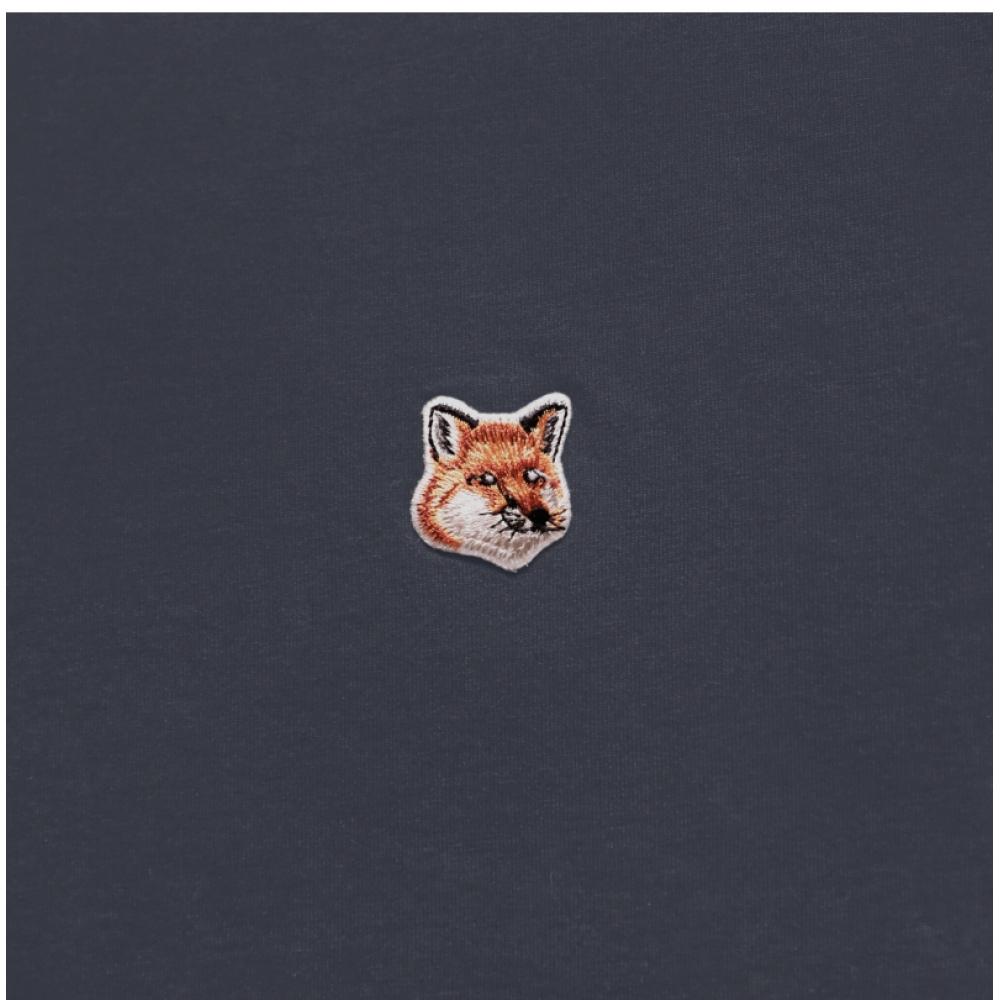 MaiSon KitSune Lm00104kj0008 P476 Fox Head Patch Men S Short Sleeve Tee