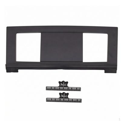 Keyboard Sheet Music Stand Dark with Clips Lightweight for Students, Classroom