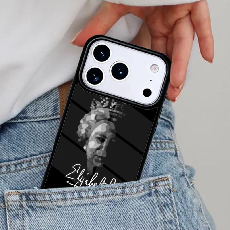 

England Queen Elizabeth II Phone Case for iPhone 16e 15 14 13 12 17 Pro Max Plus Air 17pro Cover Coque iPhone 16
