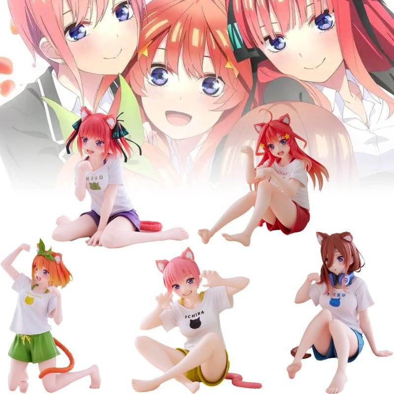 Quintuplets Quintessential The Ichika Nino Miku Itsuki Yotsuba Pvc Toy Model