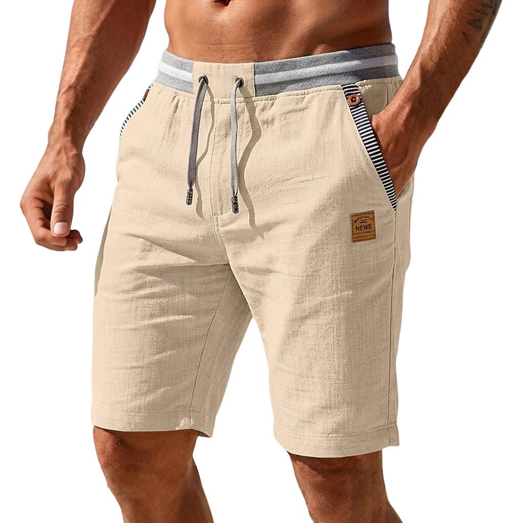 Men's  Casual Shorts Men's Elastic Waist Outdoor Sports Shorts