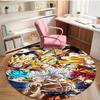 DRAGON BALL Print Round Rug, Washable Floor Carpet, For Entryway Dorm Laundry Room Office Study, Home Decor Birthday Christmas Gift