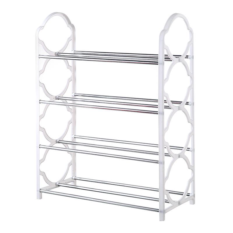 Simple Multi-layer Metal Shoe Rack for Dorms and Doorways - Economical and Reinforced Cabinet