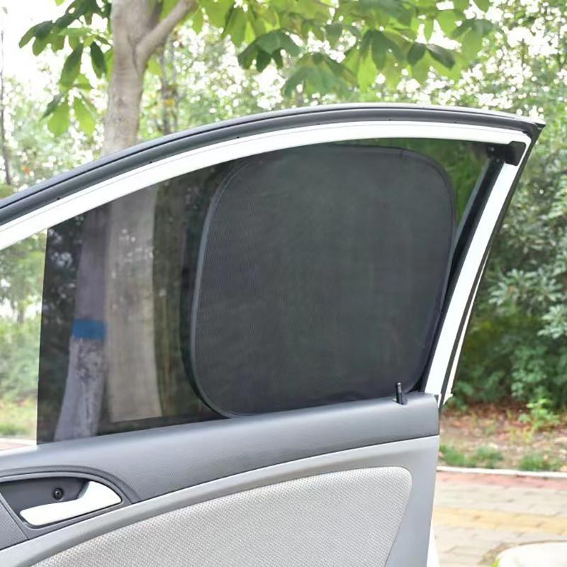 1Pair Car Sunshade Covers Universal Anti-Uv Windscreen Folding Visor Auto Side Window Sun Shade Protector Car Accessories