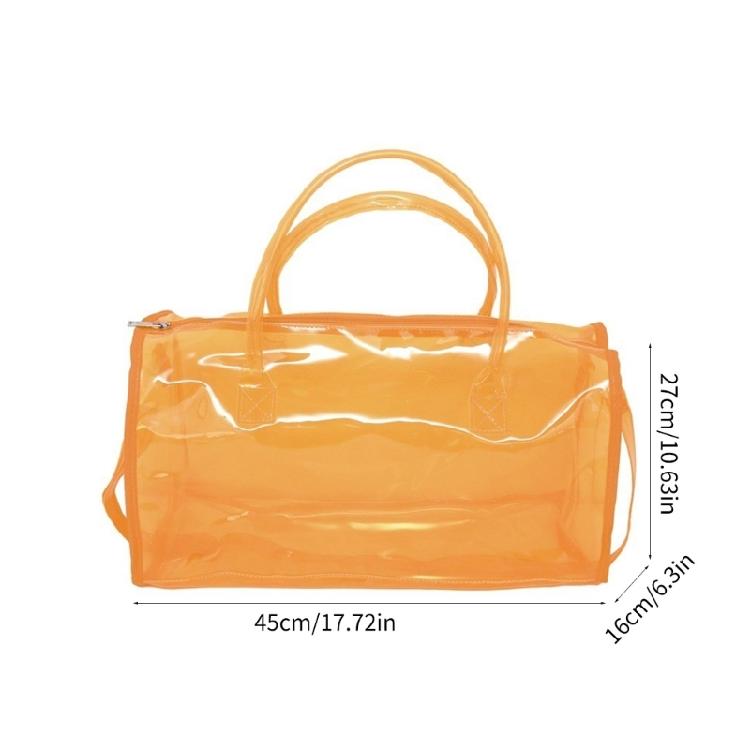 Clear Crossbody Bag for Travel and Business PVC Shoulder Bags Easy to Carry