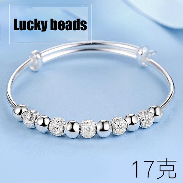 Style New 925 Sterling Silver Lucky Charm Bracelet Cuff Bracelets for Women Bangles Fashion Jewelry Pulseira