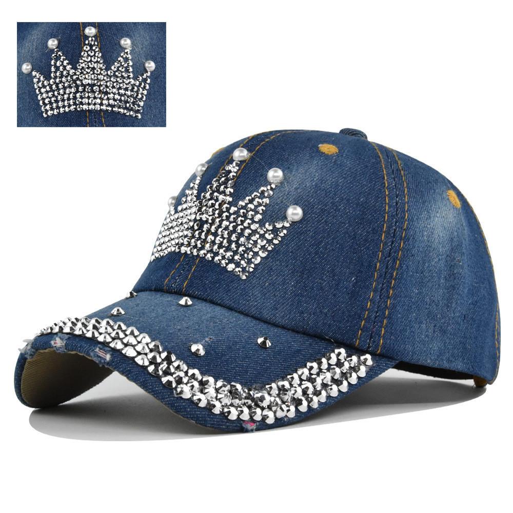 Cowboy Glitter Hat Embellishments Baseball Hat Holes Duck Tongue Sunshade Hat